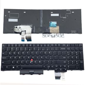 New Replacement Keyboard for Lenovo ThinkPad P17 P15 Gen 2, T15g Gen 2,5N21B44365 with Pointing and Backlit SN4396BL2