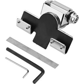 Mobile Radio Antenna Mount, Adjustable Angle Stainless Steel Hatchback Door Mount Antenna Bracket for Car Vehicle Mobile Radio, 360 Degrees Rotatable