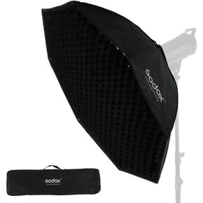 Godox SB-FW140cm Octagon Softbox Honeycomb Grid Softbox Bowens Mount for Portrait Product Photography Studio Flash