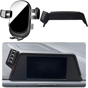 Car Phone Holder for BMW X1/X2 Auto Accessories [Only for 2016-2019 X1/X2 6.5-inch Screen] [XX No Fit 8.8-inch Screen XX] [Auto Lock Hands Free Cell Phone Mount Car fits for iPhone & All Smartphones]