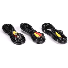 كابل ذكر 3.5 مم من THE CIMPLE CO إلى RCA ذكر للفيديو والصوت - متوافق مع Roku وTivo - وليس للكاميرات - موصل كابل فيديو مركب (أحمر وأبيض وأصفر) - 6 أقدام in Kuwait