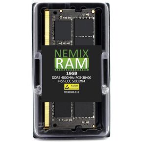 NEMIX RAM 96GB (2X48GB) DDR5 4800MHZ PC5-38400 2Rx8 1.1V 262-PIN Non-ECC Unbuffered SODIMM Laptop PC Memory KIT