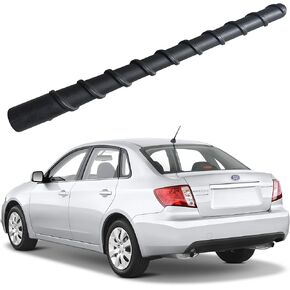 7 Inch Flexible Spiral Rubber Antenna for Subaru Impreza (2008-2011), Subaru Impreza STI (2008-2014), Subaru Impreza WRX (2008-2014), Car Wash Proof - Internal Copper Coil Antenna Mast Replacement