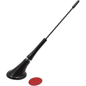 Black Adhesive Base Car External Radio Signal Decorative Antenna Aerial Universal Waterproof Replacement Automotive Parts