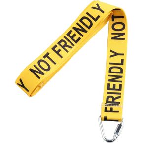 JXGZSO Not Friendly Dog Lead Keep Away Give Me Space Dog Leash Wrap Rescue Dog Lead (Not Friendly Leashes)