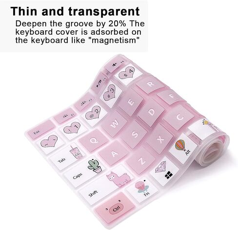 Silicone Keyboard Cover Skin for Surface Laptop 3 13.5" &15" 2019 Released/for Surface Book 3 13.5" &15"/for Surface Book 2 13.5&15 inch/for Surface Laptop 2017/Laptop 2 2018,Princess in Kuwait