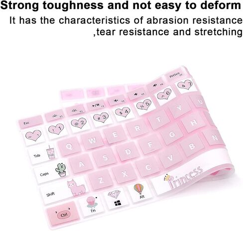 Silicone Keyboard Cover Skin for Surface Laptop 3 13.5" &15" 2019 Released/for Surface Book 3 13.5" &15"/for Surface Book 2 13.5&15 inch/for Surface Laptop 2017/Laptop 2 2018,Princess in Kuwait