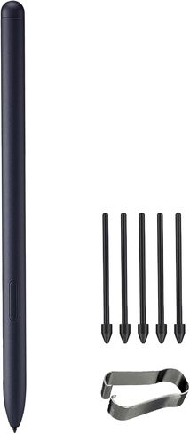 قلم Galaxy Book4 360 / Book4 Pro 360 S بديل لقلم Samsung Galaxy Book4 360 S، قلم Book4 Pro 360 Stylus متوافق مع قلم Samsung Galaxy Book4 Pro 360 (بدون بلوتوث) + 5 سن (أسود) in Saudi Arabia