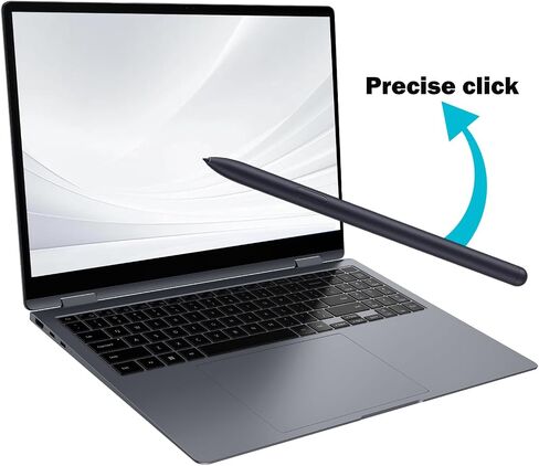 قلم Galaxy Book4 360 / Book4 Pro 360 S بديل لقلم Samsung Galaxy Book4 360 S، قلم Book4 Pro 360 Stylus متوافق مع قلم Samsung Galaxy Book4 Pro 360 (بدون بلوتوث) + 5 سن (أسود) in Saudi Arabia