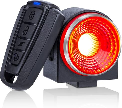 ONVIAN Rechargeable Bike Alarm with Wireless Remote, Motion Sensor Alarm for E-Bike Motorcycle Bicycle Scooter Car, Volume Adjustable Motorcycle Alarm Sensitive Motion Detection Security Bike Alarm in Kuwait