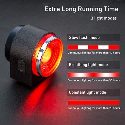 ONVIAN Rechargeable Bike Alarm with Wireless Remote, Motion Sensor Alarm for E-Bike Motorcycle Bicycle Scooter Car, Volume Adjustable Motorcycle Alarm Sensitive Motion Detection Security Bike Alarm in Kuwait