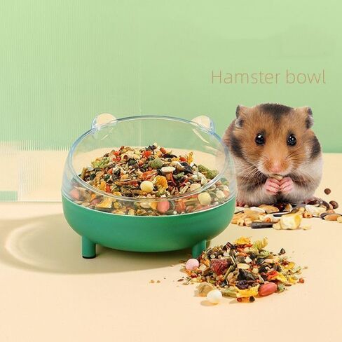 Meow&Woof Hamster Sand Bath Container, Large Sandbox Toilet Gerbil Batheoom, Tiny Chinchilla Dust Bathtub Sand Bath Box for Hamster Cage Accessories 6.5 Inch-Light Green in Saudi Arabia