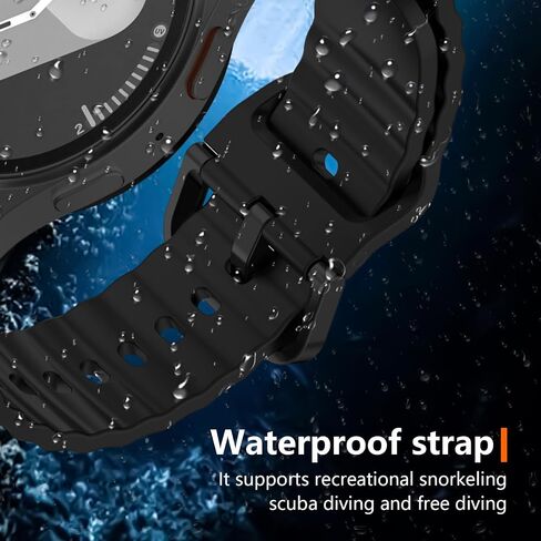 10 Pack No Gap Silicone Sport Bands Compatible for Samsung Galaxy Watch 7/FE/6/5/4 40mm 44mm/Watch 6 Classic 43mm 47mm/Watch 5 Pro 45mm/Watch 4 Classic, Sporty Corrugated Strap Men Women in Kuwait