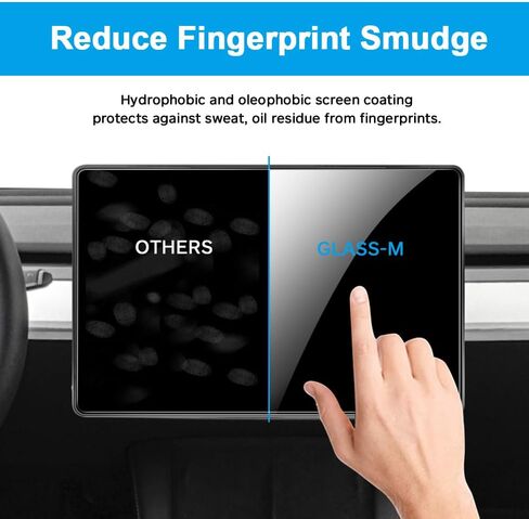 GLASS-M Tesla Model Y Model 3 واقي شاشة من الزجاج المقسى، شاشة لمس مركزية مقاس 15 بوصة تعمل باللمس، واقي شاشة لمس للسيارة [مجموعة سهلة التركيب] [مضاد للخدش بدرجة 9H] [مضاد لبصمات الأصابع] in Kuwait