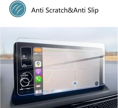 ZFM Tempered Glass Screen Protector Compatible With Pilot CRV HRV Civic 2023-2025,9H Hardness,High Definition,Protecting Car Center Touch Screen (9 inch) in Saudi Arabia