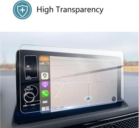 ZFM Tempered Glass Screen Protector Compatible With Pilot CRV HRV Civic 2023-2025,9H Hardness,High Definition,Protecting Car Center Touch Screen (9 inch) in Saudi Arabia