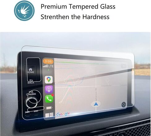 ZFM Tempered Glass Screen Protector Compatible With Pilot CRV HRV Civic 2023-2025,9H Hardness,High Definition,Protecting Car Center Touch Screen (9 inch) in Saudi Arabia