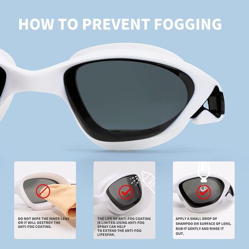 COPOZZ Swimming Goggles Men Women, Youth Swim Goggles Anti-fog Lenses Anti Uv No Leaking Adult Teenagers Pool Water Glasses in Saudi Arabia