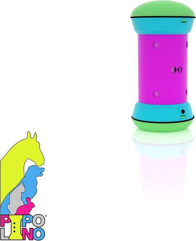 PIPOLINO Cat S Blue, Green and Pink - Mobile Adjustable Dry Food Dispenser in Saudi Arabia