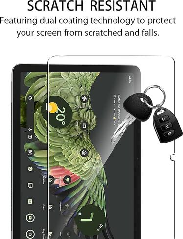 واقي شاشة T Tersely [عبوة من قطعتين] لجهاز Google Pixel Tablet (2023 11 بوصة)، واقي طبقة حماية من الزجاج المقوى عالي الدقة 9H لجهاز Google Pixel Tablet (2023 11 بوصة) in Kuwait