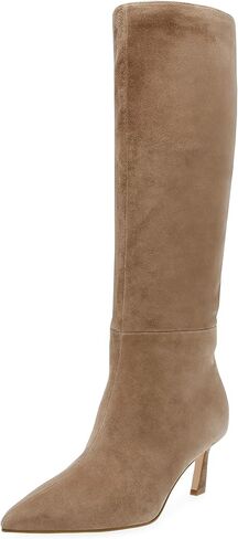 Steve Madden Women's Lavan Knee High Boot, Cream Leather, 7.5 in Saudi Arabia
