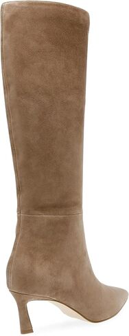 Steve Madden Women's Lavan Knee High Boot, Cream Leather, 7.5 in Saudi Arabia