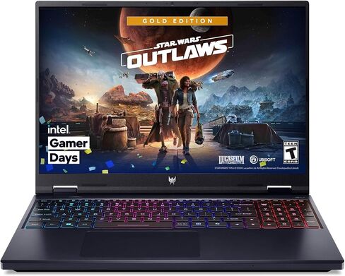 acer Predator Helios Neo Gaming Laptop - Intel 24-Core i9-14900HX CPU | 16" 165Hz WUXGA IPS Display | GeForce RTX 4060 | 64GB DDR5 | 4TB SSD | Backlit KB | Win 11 Pro | with Office Lifetime License in Saudi Arabia
