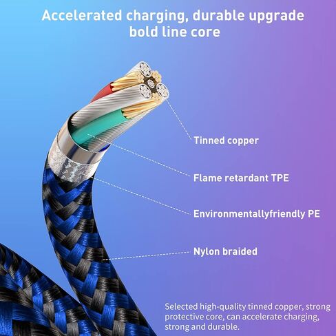 MenoSupp MFi Certified iPhone Charger Lightning Cable 3 Pack 10ft Nylon Braided Cable iPhone Charger Fast Charging Cord Compatible with iPhone 14 13 12 11 Pro Max XR XS X 8 7 6 Plus SE and More in Kuwait