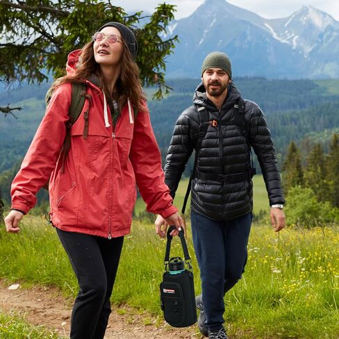 NATURE PIONEOR Water Bottle Carrier Holder Sleeve with Adjustable Strap 25 oz, Insulated Water Bottle Holder Sling Bag in Kuwait