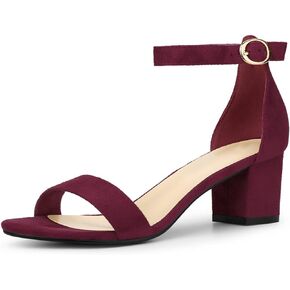 Perphy Ankle Strap Open Toe Block Heels Sandals for Women