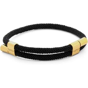 WearMe Pro Men’s 4mm Rope Cord Bracelet Pull Closure - Adjustable Size