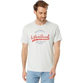 Life is Good LIG Script American Pastime Short Sleeve Crusher™ Tee