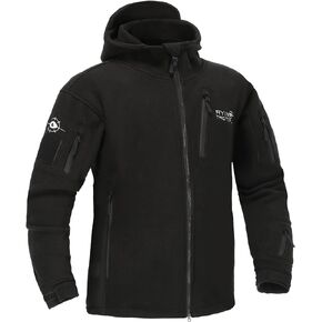 Hooded Fleece Jacket Spec Ops Men's Warm Winter Sport Hiking Outdoor Hooded Combat Military Jacket Coat