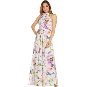 Women's Floral Halter Gown in Saudi Arabia