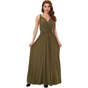Clothink Convertible Warp Maxi Dress Multi Way Wear Party Wedding Bridesmaid Long Dresses