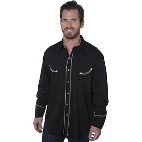 Benny's Las Vegas Casino Black Dress Western Shirt