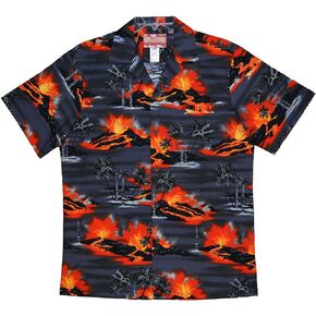 RJC Mens Kilauea Big Island Volcano Shirt