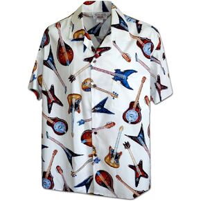 Guitars Rock Men's Cotton Shirt