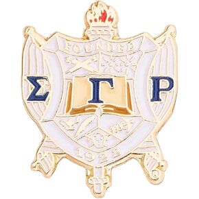 Sigma Gamma Rho Lapel Pin Sorority Enamel Greek Formal Wear Blazer Jacket (Lapel Pin - Design A - Crest) in Saudi Arabia