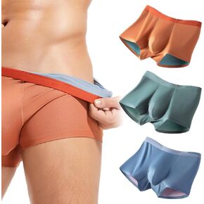 men's underwear boxer brief, anti odor underwear,Boxers for Men,100S Micro Modal trunks, 3 Pack