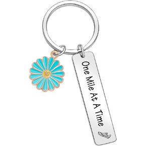 Running Keyring For Best Friend Keychain Colleague Jewelry Runner Christmas Keychain Cousin Keychain