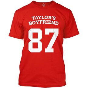 Taylor's Boyfriend 87 - Football Dating Travis Men's T-Shirt