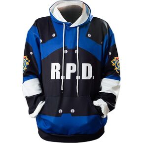 Leon Kennedy Hoodie Jacket 3D Print Cosplay Sweatshirt