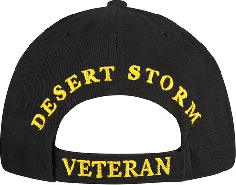 قبعة Desert Storm Veteran مخضرم بكل فخر، أسود، مقاس واحد, أسود, One Size in Saudi Arabia