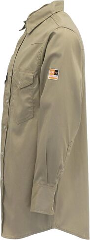 كونريكو قمصان للرجال من اف ار مصنوعة من القطن 100% 6.5 اونصة مقاومة للحريق خفيفة الوزن قمصان عمل منقوشة للرجال in Kuwait