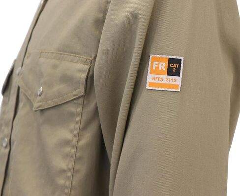 كونريكو قمصان للرجال من اف ار مصنوعة من القطن 100% 6.5 اونصة مقاومة للحريق خفيفة الوزن قمصان عمل منقوشة للرجال in Kuwait