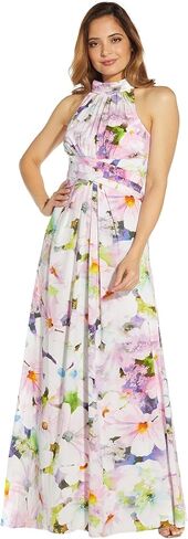 Women's Floral Halter Gown in Saudi Arabia