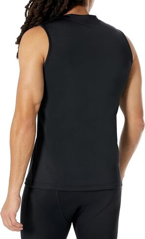 Under Scrubs للرجال - قميص داخلي بدون أكمام برقبة على شكل حرف V تحت Scrub، قميص داخلي للطبيب والممرضة مع جيب بسحاب على الصدر in Kuwait