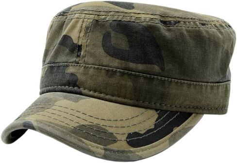 قبعات Duolaimi Cotton Cadet Army Cap Military للرجال من الجنسين in Kuwait