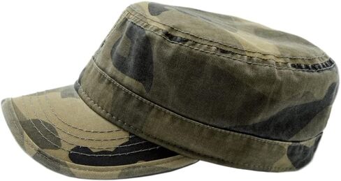 قبعات Duolaimi Cotton Cadet Army Cap Military للرجال من الجنسين in Kuwait